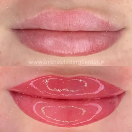 شیدینگ لب طبیعی